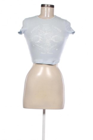 Dámske tričko Bershka, Veľkosť XS, Farba Modrá, Cena  8,68 €