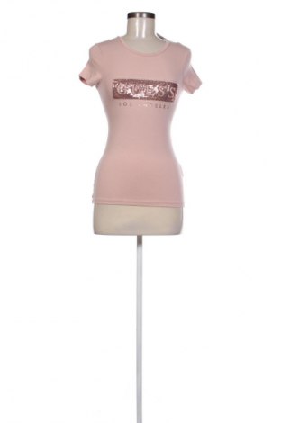 Дамска тениска Guess, Размер XS, Цвят Розов, Цена 32,00 лв.
