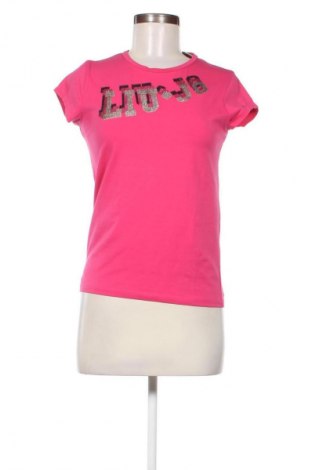Damski T-shirt Liu Jo, Rozmiar M, Kolor Różowy, Cena 97,99 zł