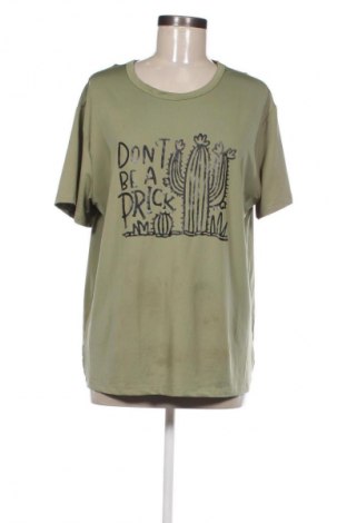 Damen T-Shirt SHEIN, Größe XL, Farbe Grün, Preis 8,68 €