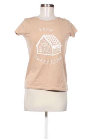 Damen T-Shirt Sinsay, Größe L, Farbe Braun, Preis 8,75 €