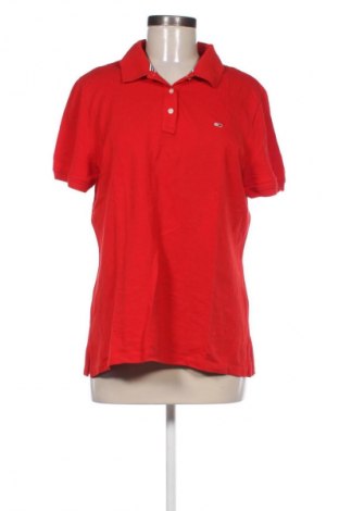 Дамска тениска Tommy Jeans, Размер L, Цвят Червен, Цена 47,88 лв.