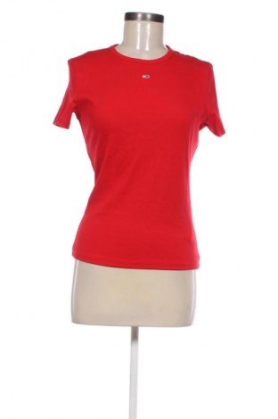 Dámske tričko Tommy Jeans, Veľkosť L, Farba Červená, Cena  39,40 €