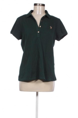 Дамска тениска U.S. Polo Assn., Размер XL, Цвят Зелен, Цена 41,00 лв.