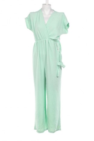 Langer Damen-Overall Made In Italy, Größe M, Farbe Grün, Preis 39,38 €