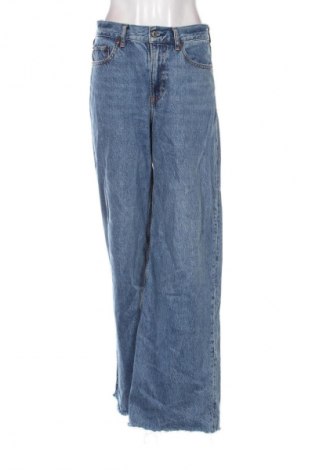 Damskie jeansy Abercrombie & Fitch, Rozmiar S, Kolor Niebieski, Cena 305,99 zł