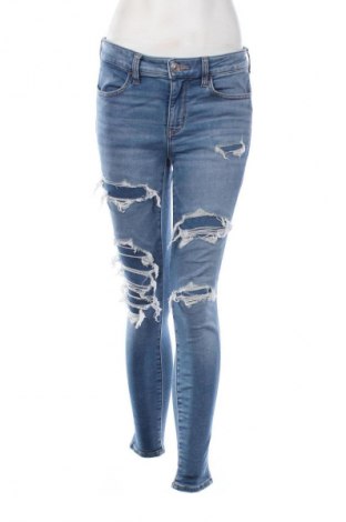 Blugi de femei American Eagle, Mărime M, Culoare Albastru, Preț 107,89 Lei
