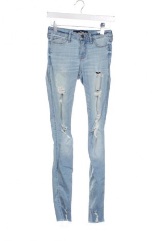 Damskie jeansy Hollister, Rozmiar XS, Kolor Niebieski, Cena 61,99 zł