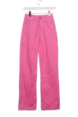 Дамски дънки Never Denim, Размер XXS, Цвят Розов, Цена 16,99 лв.