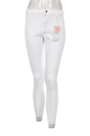 Blugi de femei ONLY, Mărime M, Culoare Alb, Preț 212,99 Lei