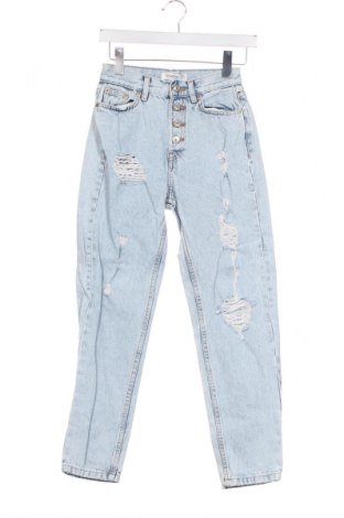 Дамски дънки Pull&Bear, Размер XXS, Цвят Син, Цена 29,33 лв.
