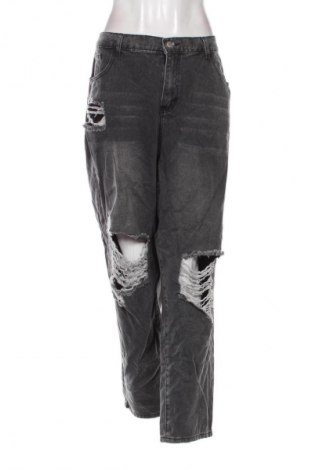 Damskie jeansy SHEIN, Rozmiar XXL, Kolor Szary, Cena 95,99 zł