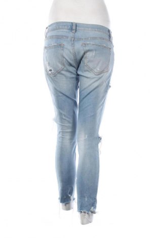 Blugi de femei Zara, Mărime M, Culoare Albastru, Preț 93,99 Lei