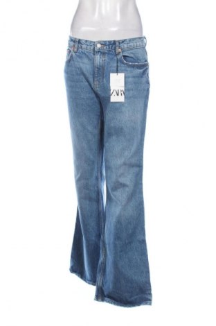 Γυναικείο Τζίν Zara, Μέγεθος L, Χρώμα Μπλέ, Τιμή 32,00 €