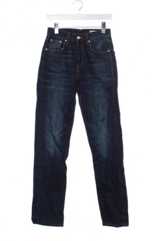 Blugi de femei Zara, Mărime XS, Culoare Albastru, Preț 71,00 Lei