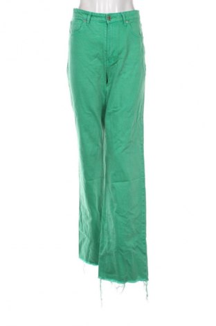Blugi de femei Zara, Mărime S, Culoare Verde, Preț 93,99 Lei