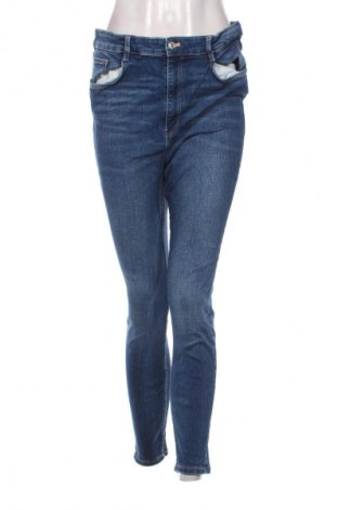 Blugi de femei Zara, Mărime XL, Culoare Albastru, Preț 93,99 Lei