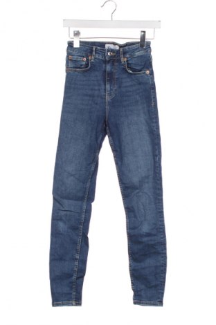 Дамски дънки Zara, Размер XS, Цвят Син, Цена 27,99 лв.