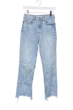 Γυναικείο Τζίν Zara, Μέγεθος XS, Χρώμα Μπλέ, Τιμή 17,99 €