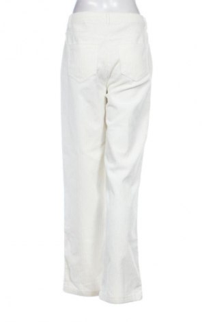 Pantaloni de velvet de femei Amisu, Mărime M, Culoare Alb, Preț 120,99 Lei