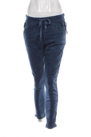 Pantaloni de velvet de femei Blanco, Mărime S, Culoare Albastru, Preț 158,99 Lei