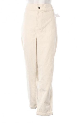 Dámske menčestráky Kiabi, Veľkosť 3XL, Farba Kremová, Cena  26,95 €