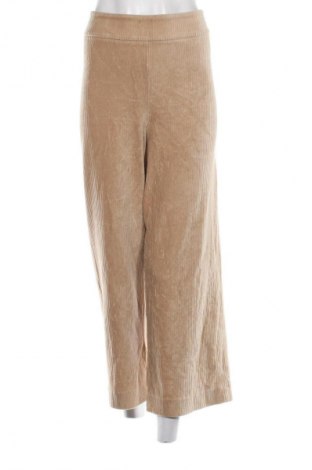 Pantaloni de velvet de femei Opus, Mărime L, Culoare Bej, Preț 234,99 Lei