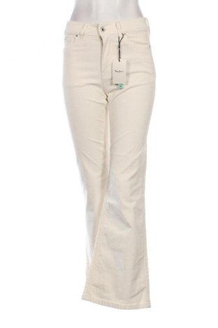 Női kordbársony nadrág Pepe Jeans, Méret S, Szín Ekrü
, Ár 33 679 Ft