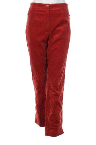 Pantaloni de velvet de femei Unbranded, Mărime XL, Culoare Roșu, Preț 100,99 Lei