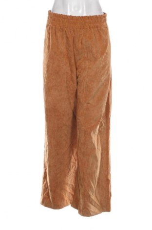 Pantaloni de velvet de femei Unbranded, Mărime L, Culoare Portocaliu, Preț 100,99 Lei