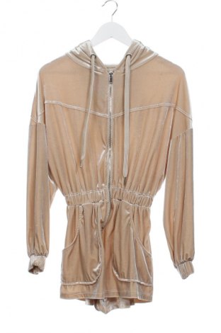 Kurzer Damenoverall Bershka, Größe XS, Farbe Beige, Preis 20,02 €