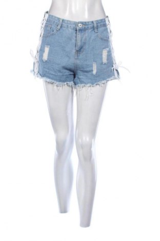 Damen Shorts SZACHOWNICA, Größe M, Farbe Blau, Preis € 9,79