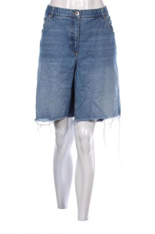 Damen Shorts Studio Untold by Ulla Popken, Größe 3XL, Farbe Blau, Preis 46,65 €