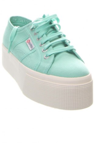 Дамски обувки Superga, Размер 38, Цвят Зелен, Цена 142,99 лв.