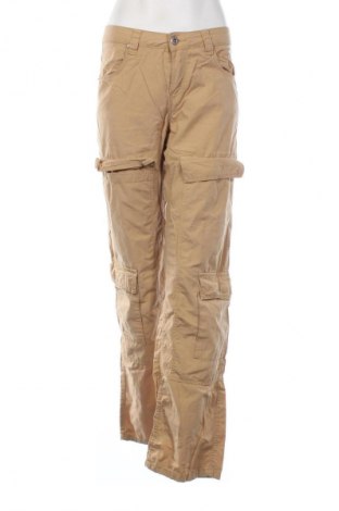 Damenhose Bershka, Größe M, Farbe Beige, Preis 14,32 €