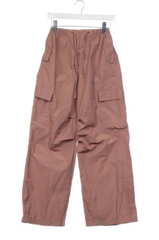 Dámské kalhoty  Bershka, Velikost XS, Barva Hnědá, Cena  367,00 Kč