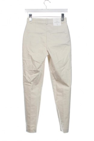 Pantaloni de femei H&M, Mărime XS, Culoare Ecru, Preț 121,05 Lei