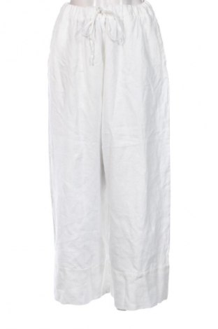 Pantaloni de femei Massimo Dutti, Mărime XL, Culoare Alb, Preț 368,42 Lei