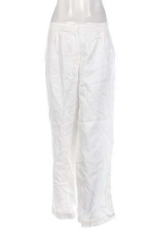 Pantaloni de femei Massimo Dutti, Mărime L, Culoare Alb, Preț 256,99 Lei