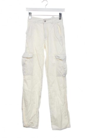 Damenhose Pull&Bear, Größe XXS, Farbe Ecru, Preis 14,83 €