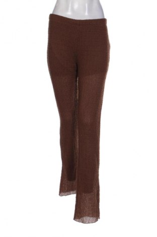 Pantaloni de femei Pull&Bear, Mărime S, Culoare Maro, Preț 76,32 Lei