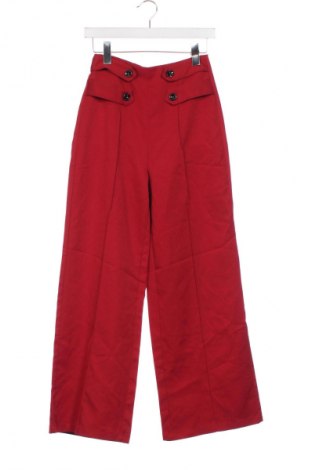 Damskie spodnie SHEIN, Rozmiar XS, Kolor Czerwony, Cena 95,99 zł