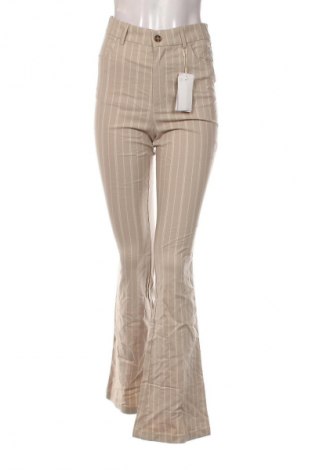 Damenhose Stradivarius, Größe S, Farbe Beige, Preis € 13,99