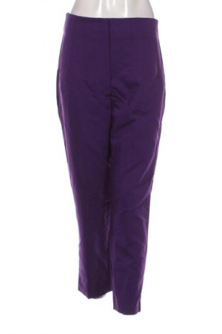 Pantaloni de femei Zara, Mărime M, Culoare Mov, Preț 214,99 Lei