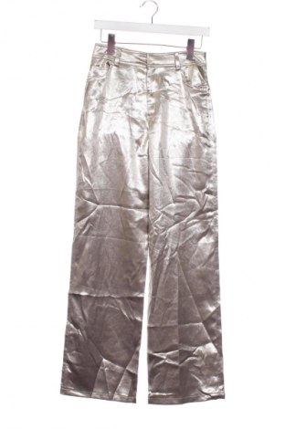 Dámske nohavice Zara, Veľkosť XS, Farba Zlatistá, Cena  15,95 €