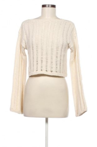 Damenpullover Bershka, Größe XS, Farbe Ecru, Preis 11,99 €