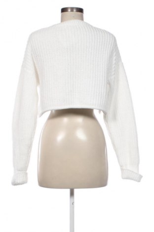 Pulover de femei Bershka, Mărime XS, Culoare Alb, Preț 76,32 Lei