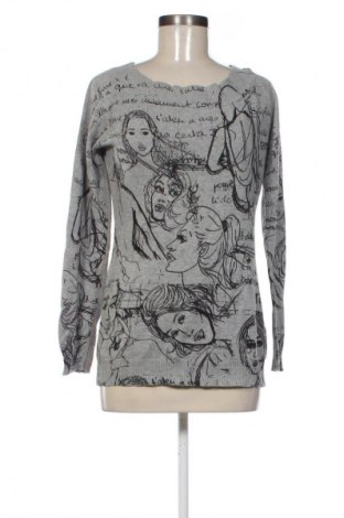 Дамски пуловер Desigual, Размер XL, Цвят Сив, Цена 166,25 лв.