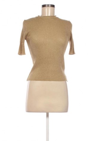 Pulover de femei Massimo Dutti, Mărime S, Culoare Auriu, Preț 368,00 Lei