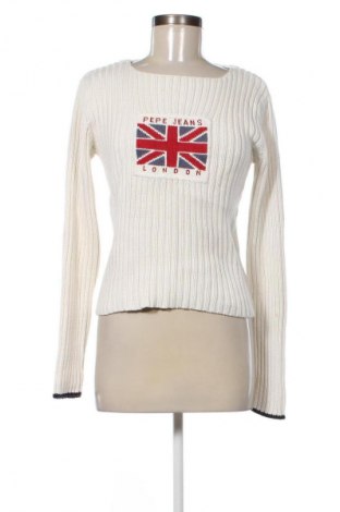 Damenpullover Pepe Jeans, Größe L, Farbe Weiß, Preis 32,00 €